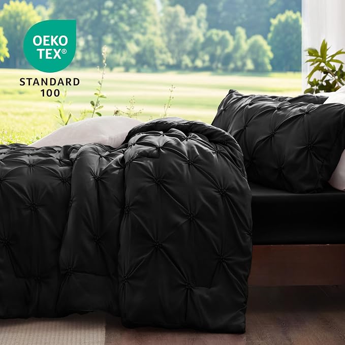 BEDELITE Black Comforter Set Queen - Image 3