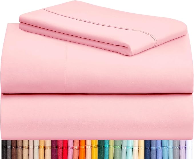 LuxClub 3 PC Twin XL Sheet Set, Deep Pockets Wrinkle Free Cooling Bed Sheets by LuxClub