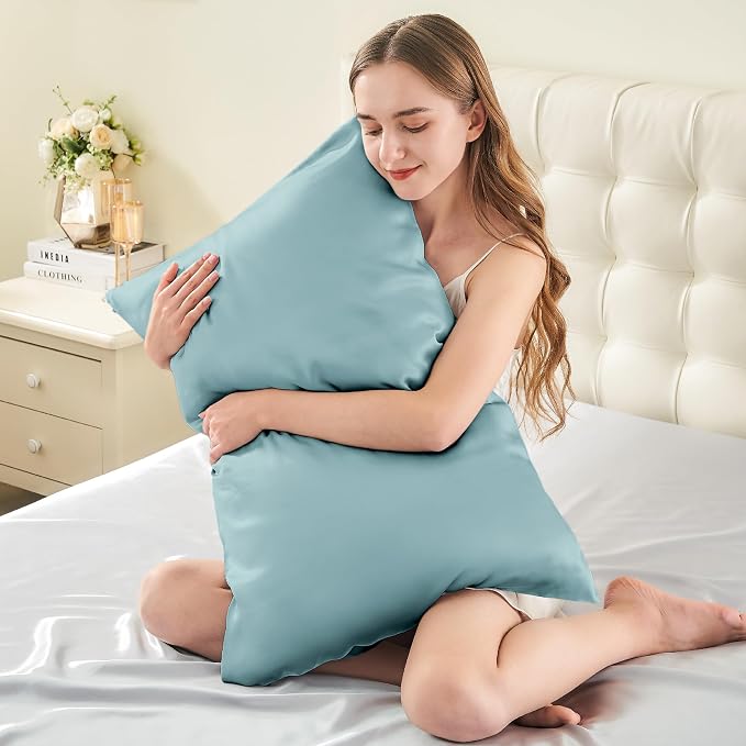 INFIIXSO Mulberry Silk Pillow Case King Size, Silk Pillowcase - Image 3
