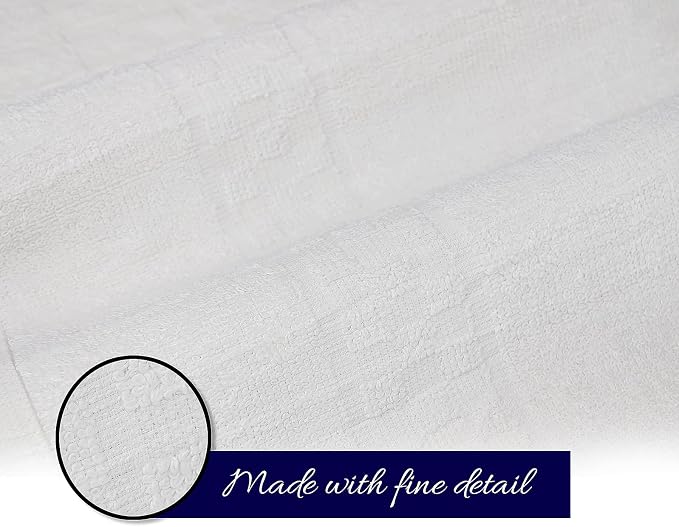 ZUPERIA 7-Pack White Bath Towels - Image 5