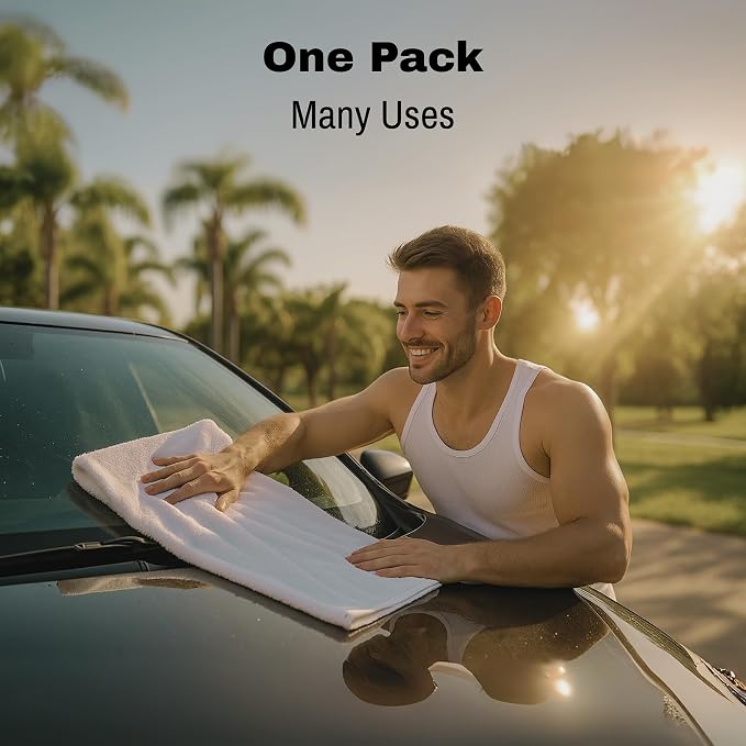 JMR White Bath Towels Bulk Pack of 12 - Image 4