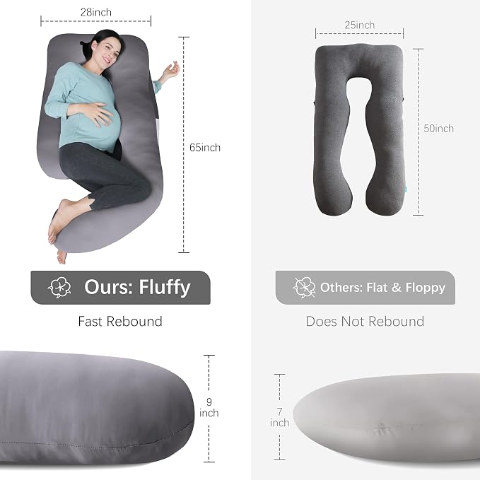 MOON PARK Pregnancy Pillows for Sleeping - Image 7