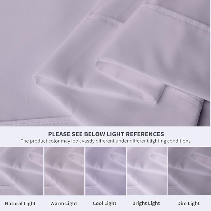 Maple&Stone Full Flat Sheet 6 Pack, Premium Soft & Breathable, Brushed - Image 4