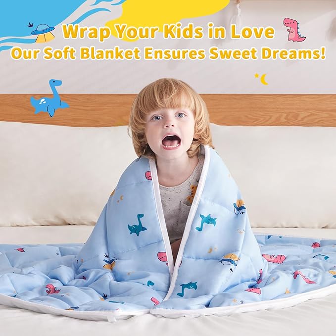 anfie Weighted Blanket Kids Weighted Blanket Cooling Blanket - Image 4