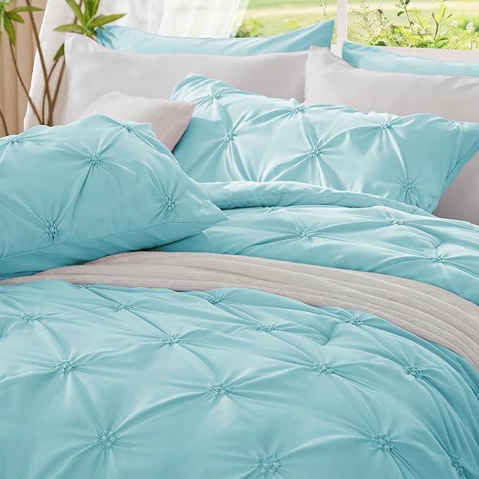BEDELITE Macaron Blue Queen Comforter Set - Image 6