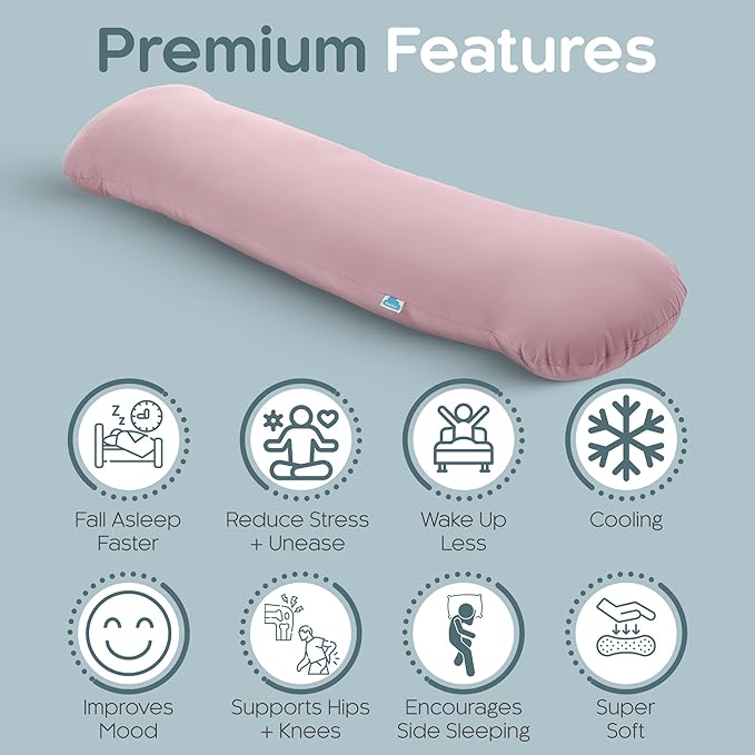 SleepCloud Weighted Body Pillow 8lbs - Image 3