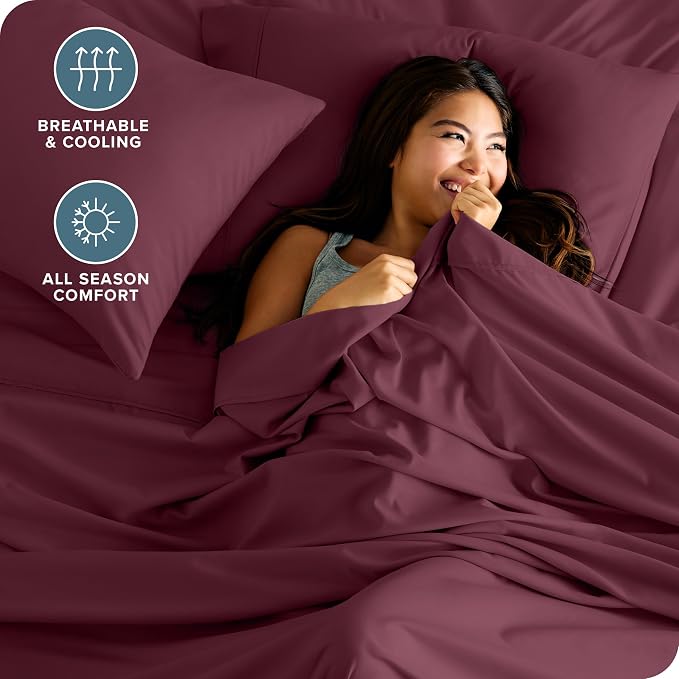 Bare Home Split Head Flex King Sheet Set - Image 4