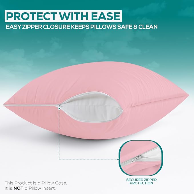 Utopia Bedding Premium 100% Waterproof Pillow Protectors - Image 4