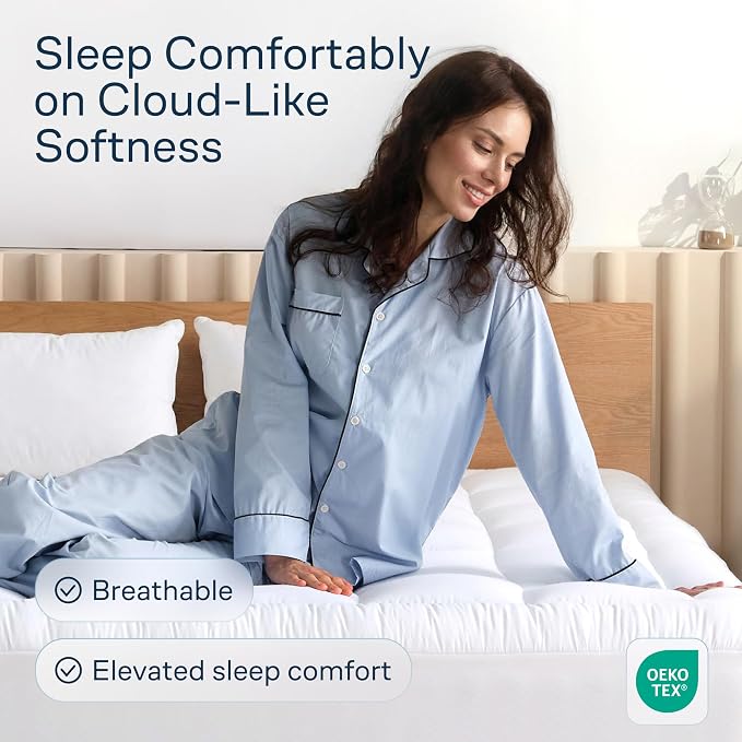 Cloud-Like King Mattress Topper - Image 2