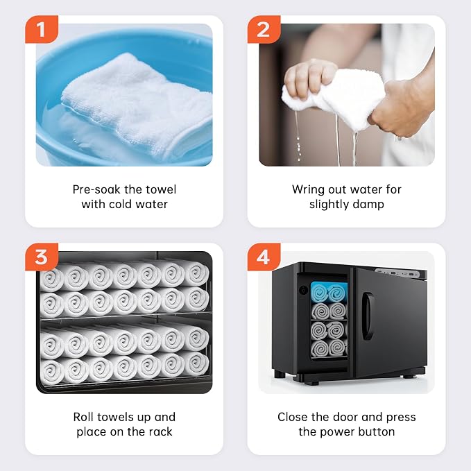 Hot Towel Warmer for Spa, 2-in-1 Thermostatic Towel Heater, 23L Large Capacity - Image 6