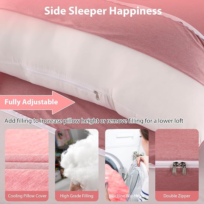 BATTOP Pregnancy Pillow for Sleeping, Maternity Pillow - Image 5
