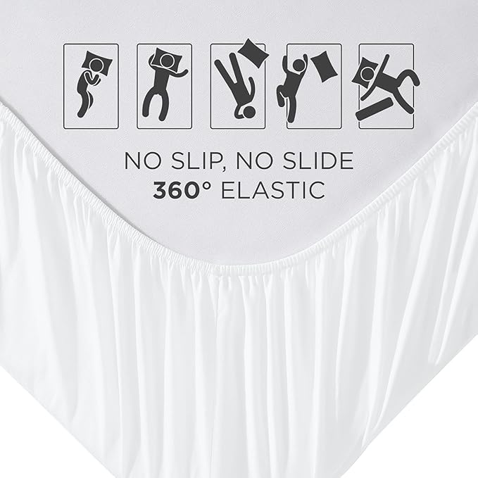 Royale Linens Fitted Sheet Queen - Image 5