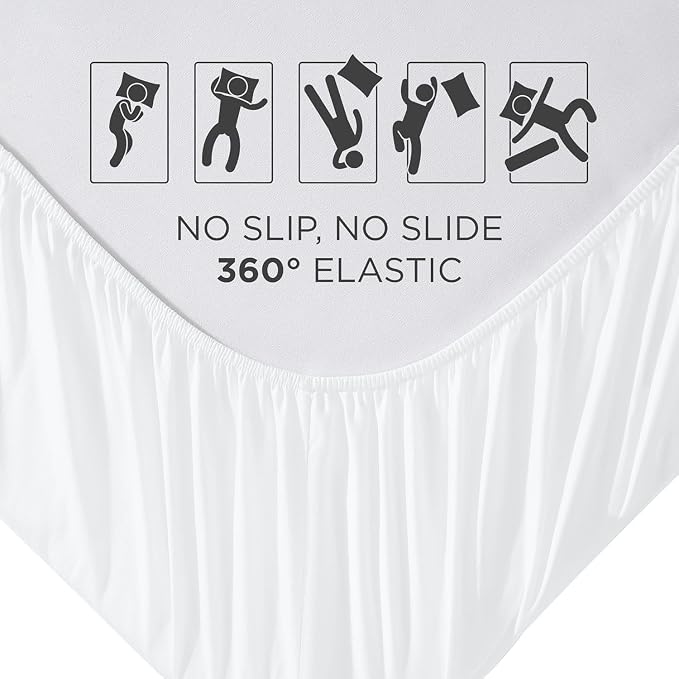 Royale Linens Fitted Sheet California King - Image 5