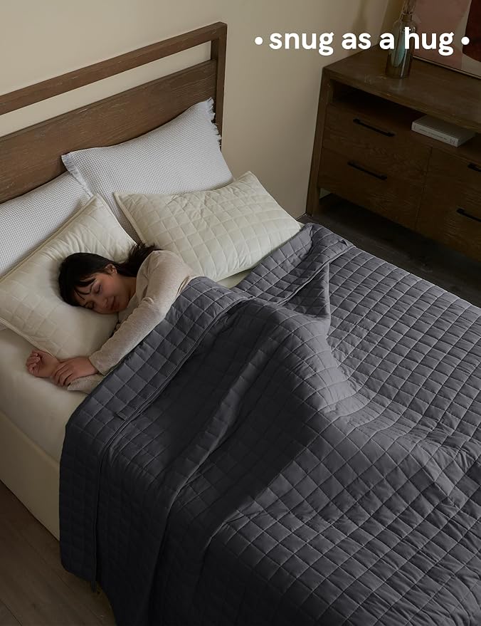 YnM 17lbs Weighted Blanket for Adults, Cotton Heavy Bed Throw Blanket - Image 3