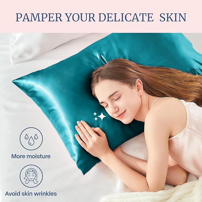 BEDELITE Satin Pillowcase for Hair and Skin, Super Soft Similar to Silk Pillow - Image 4