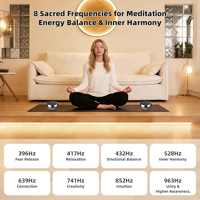 Meditation System, Electronic Tibetan Singing Bowl, Sound Bath Machine - Image 5