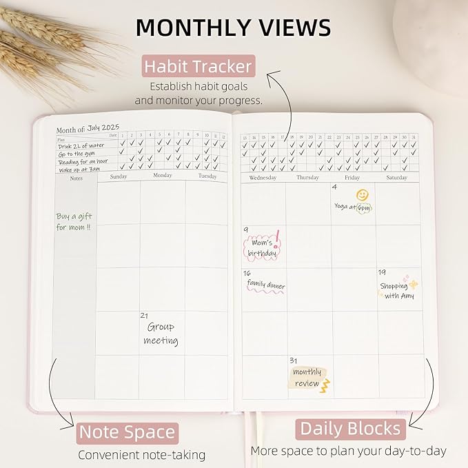 2026 Planner - Undated Monthly, Weekly & Daily Planner - Image 3