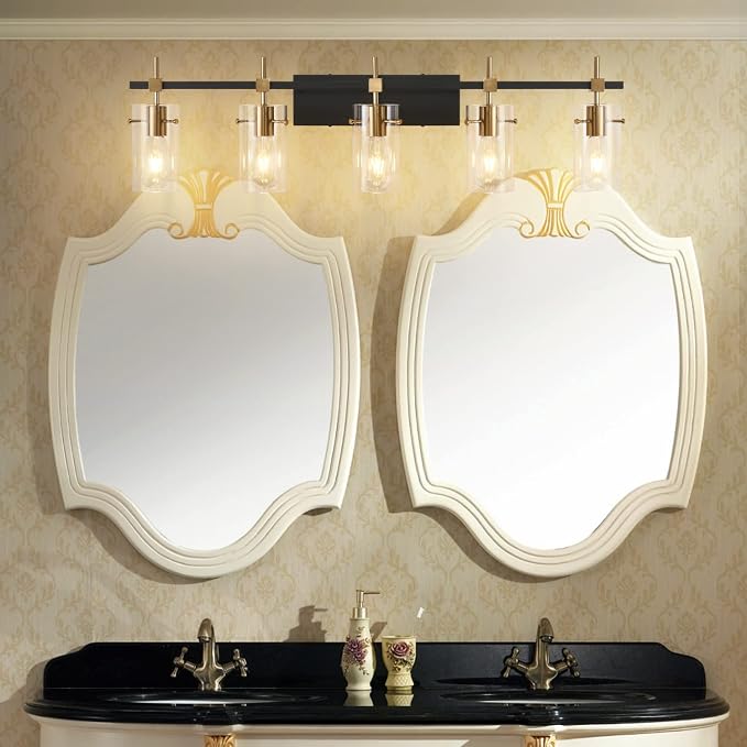 SOLFART 40.1 inch Vintage Brass Bathroom Vanity Light fixtures Bathroom Wall - Image 7