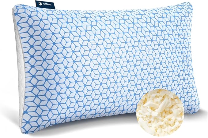 Love Attitude Bed Pillow King Size 1 Pack, Shredded Memory Foam Pillow by LoveAttitude