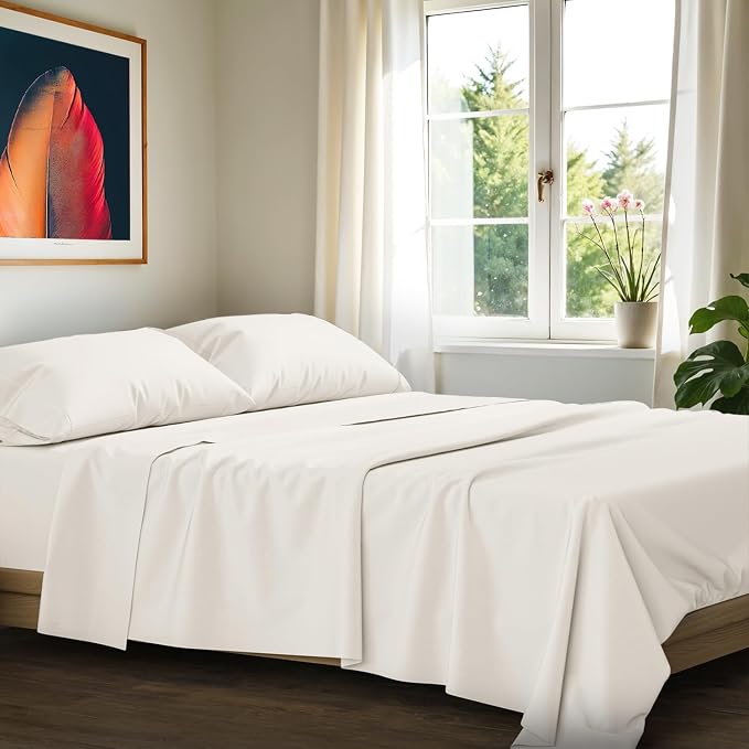 100% Egyptian Cotton Sheets California King Size by AshtonSheets