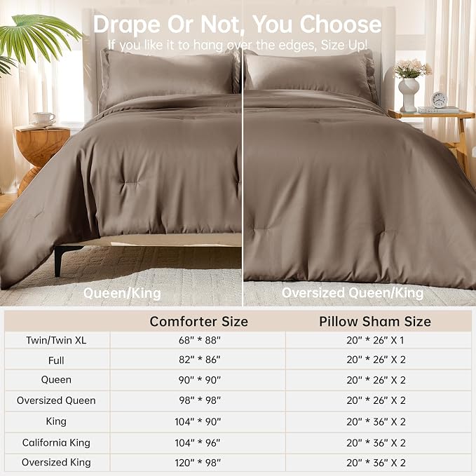 MUXHOMO Queen Comforter Set, All Season Ultra Soft Down Alternative Bedding - Image 8