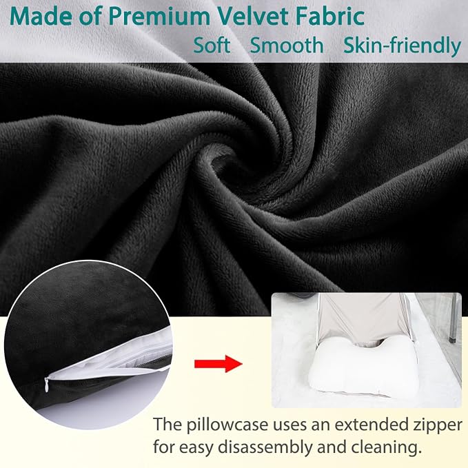 Shredded Memory Foam Body Pillow, Pregnancy Pillows - Image 6