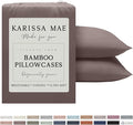Karissa Mae Cooling Bamboo Viscose King Size Pillowcase Set | 100% FSC by KARISSAMAE