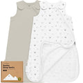 2-Pack Organic Baby Sleep Sacks, 100% Cotton by KeaBabies