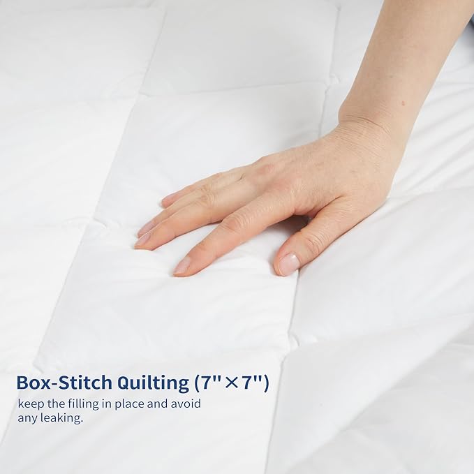 Sunflower Cooling Quilted Full Mattress Protector, Mattress Pad Chill Soft - Image 8