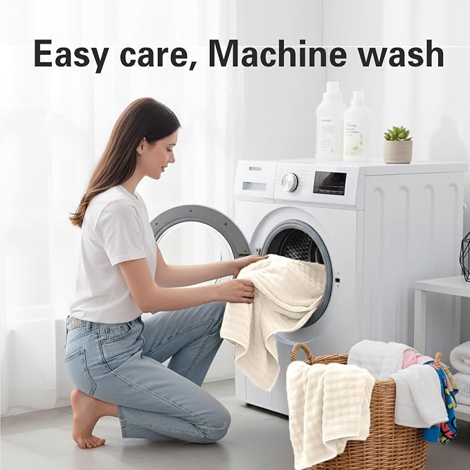 KBY Bath Towels Set 6 Piece 40x80 Inches，2 Extra Large Bath Sheets 2 Hand - Image 8