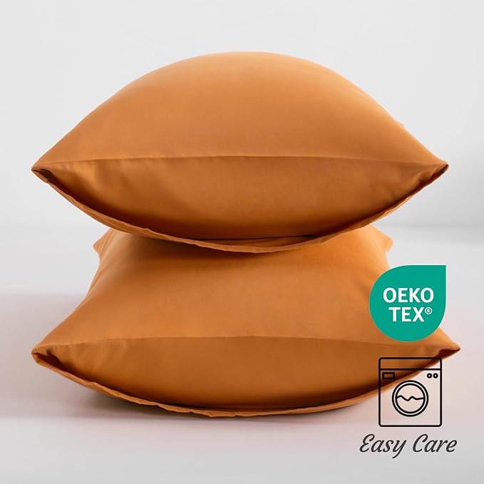 NTBAY Queen Pillow Cases Set, 2 Pack Brushed Microfiber 20x30 Inches, Stain - Image 5