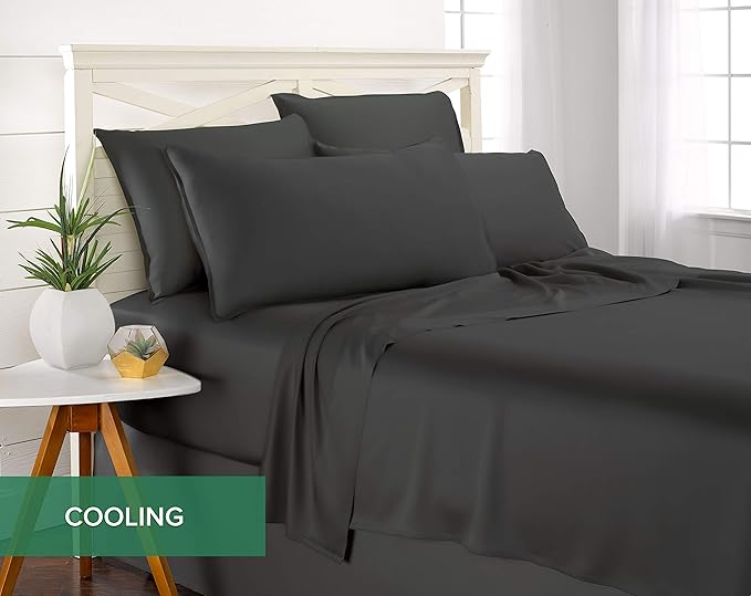 Queen Pillowcases by Pure Bamboo, Genuine 100% Organic Viscose Derived from - Image 5