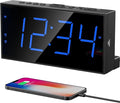 Large Display Alarm Clock for Bedroom, Dual Alarm for Couples, 5-Level Dimmer by PPLEE