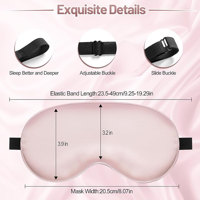 Sleep Mask, Silk Eye Mask for Sleeping - Image 3