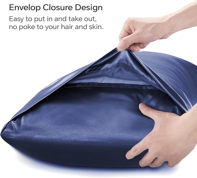 BEDELITE Satin Body Pillow Cover, Super Soft and Cooling Body Pillow Pillowcase - Image 4