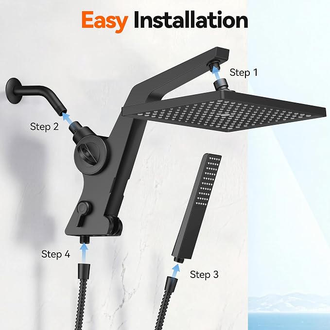 MakeFit Filtered Rain Shower Head - Image 7