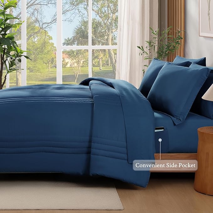 Monbix Queen Comforter Set - Image 3