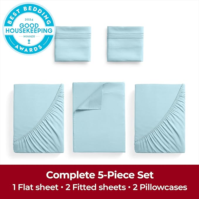 Mellanni Extra Deep Split King Sheets - Image 4