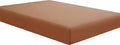 Sfoothome Mocha Fitted Sheet, 14 Inch Deep Pocket, Microfiber Sheets, Queen Size by Sfoothome