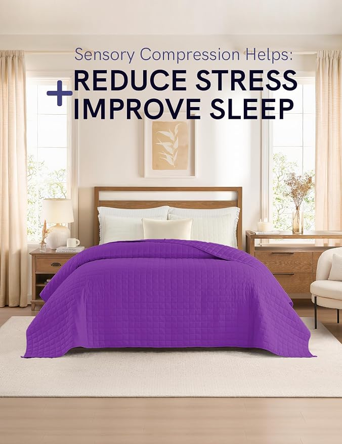 YnM Exclusive 50 lbs Weighted Blanket, Extra Heavy Cotton Bed Blanket - Image 2