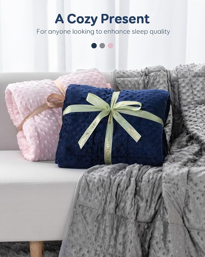 Kivik Minky Dot Weighted Blanket - Image 7