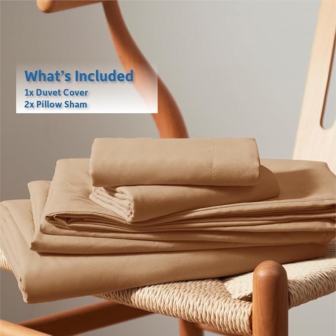 Nestl Mocha Brown Duvet Cover Full Size - Image 9
