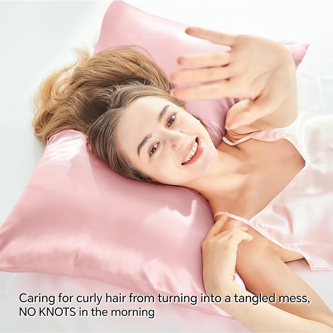 BEDELITE Satin Pillowcase with Zipper, Super Soft and Cooling Similar to Silk - Image 4