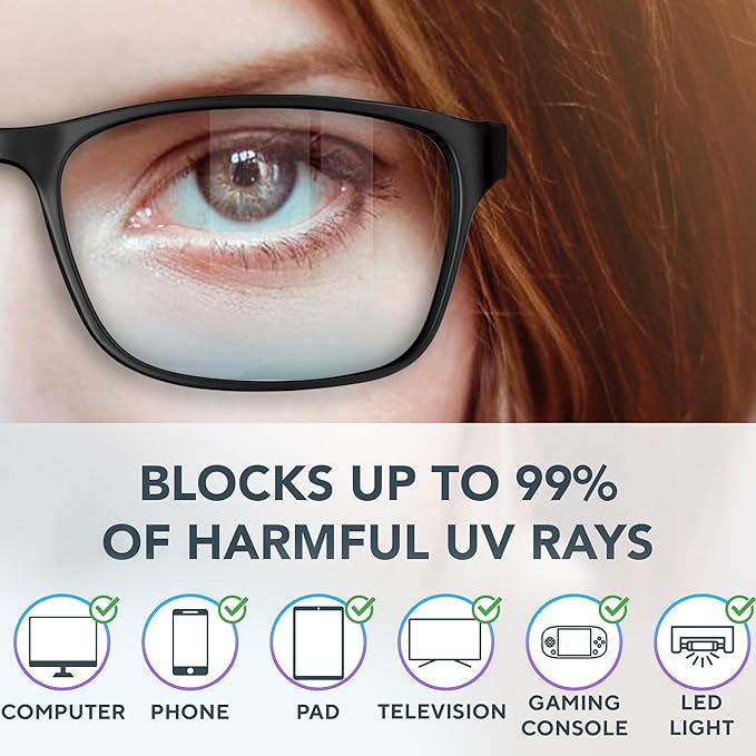 Stylish Blue Light Blocking Glasses - Image 2