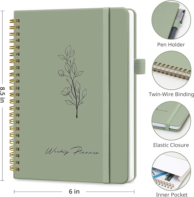 Undated Weekly Planner, Weekly To Do List Notebook - Image 6