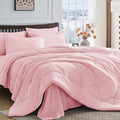 HEVUMYI Pink Twin-XL Comforter Set by HEVUMYI