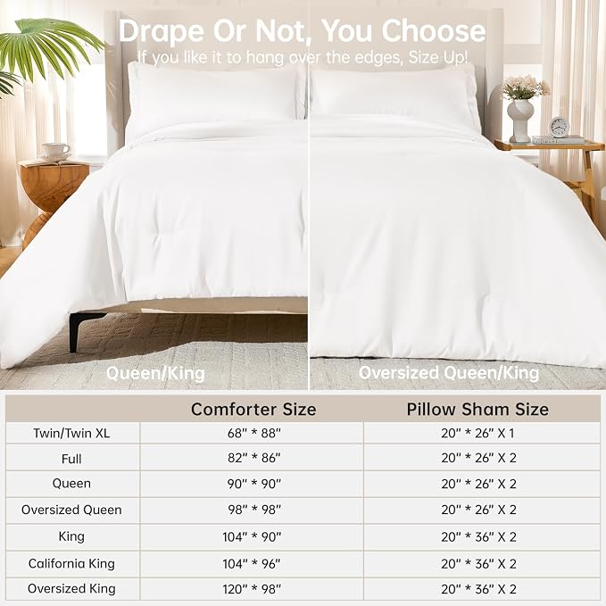 MUXHOMO Full Comforter Sets, All Season Ultra Soft Down Alternative Bedding - Image 8