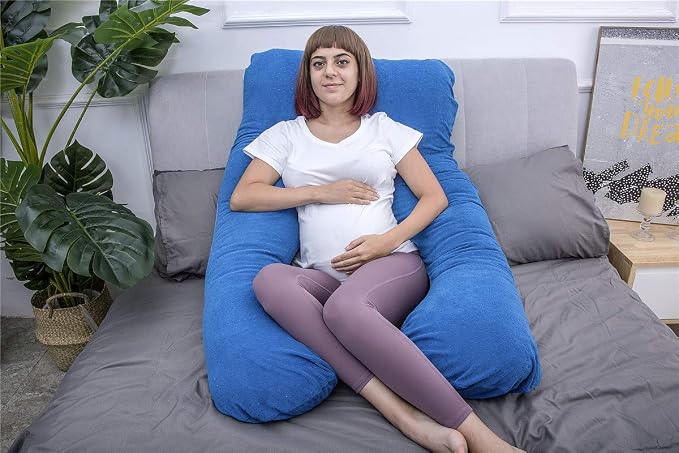 MOON PINE Pregnancy Pillow, U Shaped Full Body Pillow - Image 7