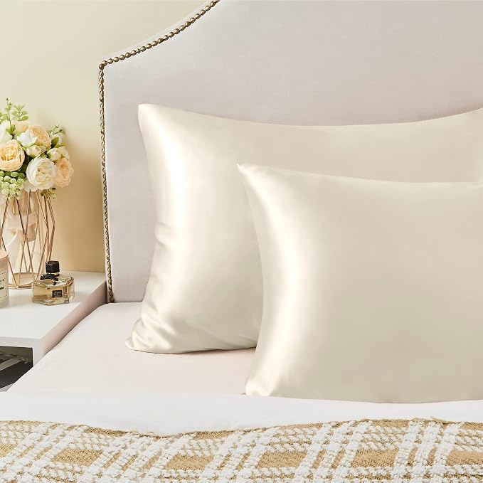 BEDELITE Satin Pillowcase with Zipper, Super Soft and Cooling Similar to Silk - Image 6