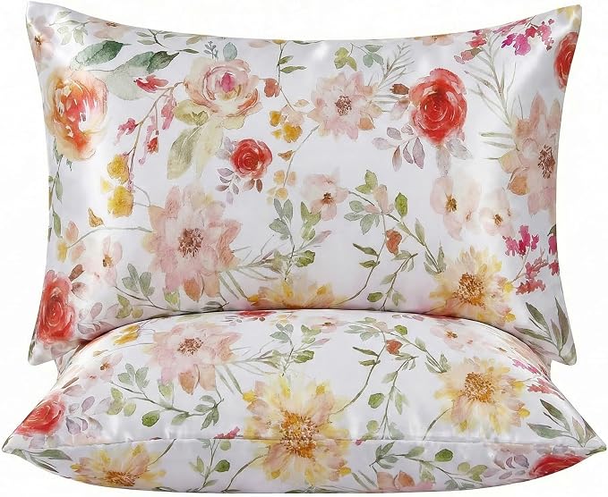 YIYEA 100% Viscose Derived from Bamboo Pillow Cases Set of 2, 600 Thread Count by YIYEA